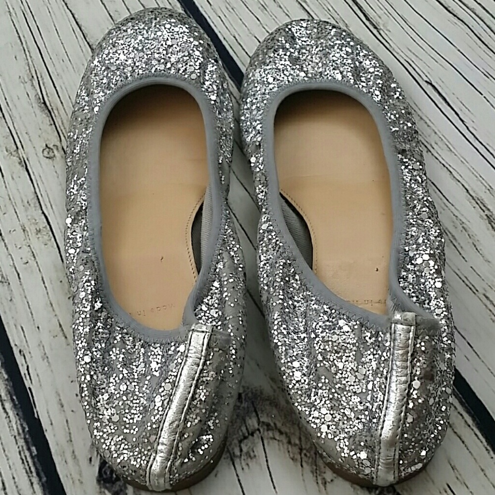 J. Crew Glitter Flats - Picture 3 of 7